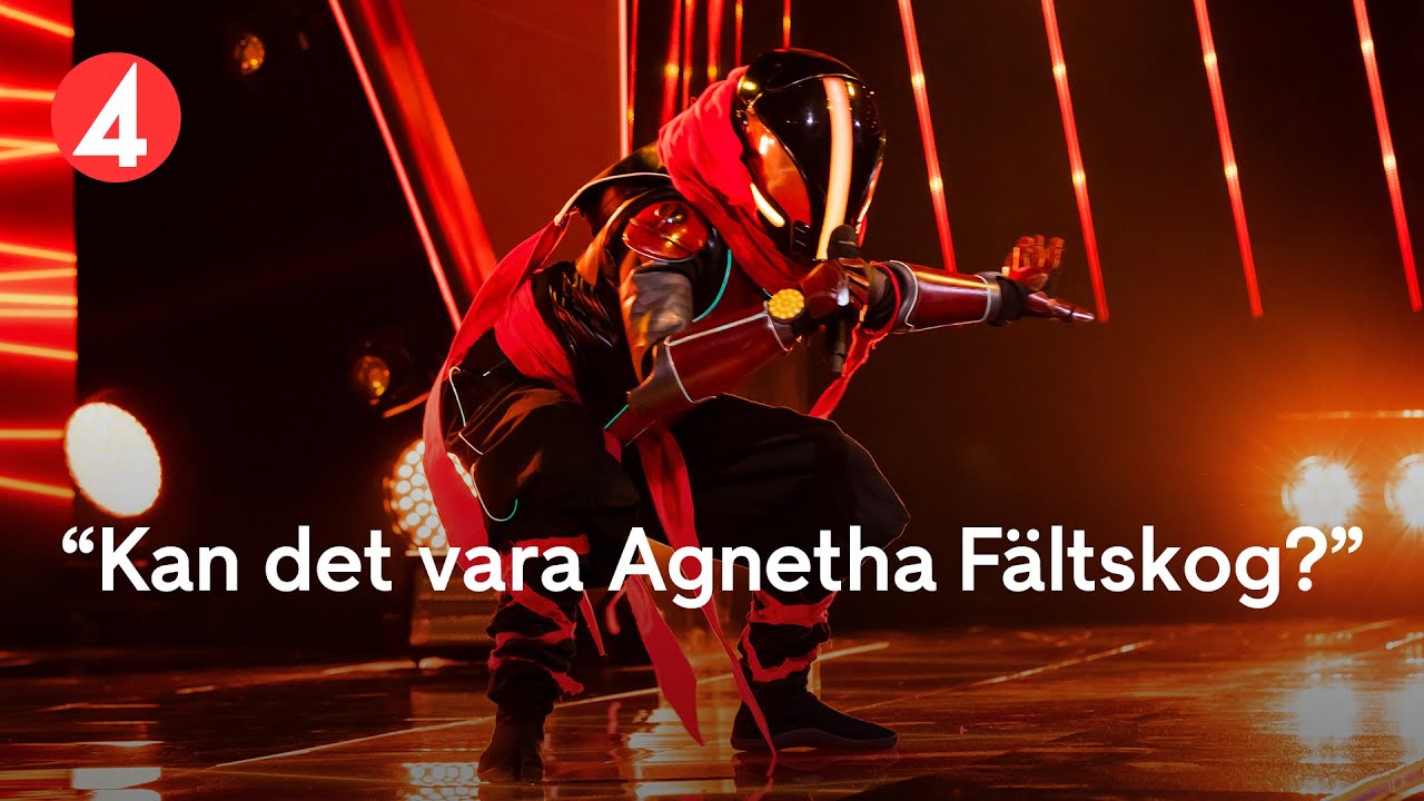 Cyberninjan överraskar med sin sångröst i Masked Singer Sverige 2022