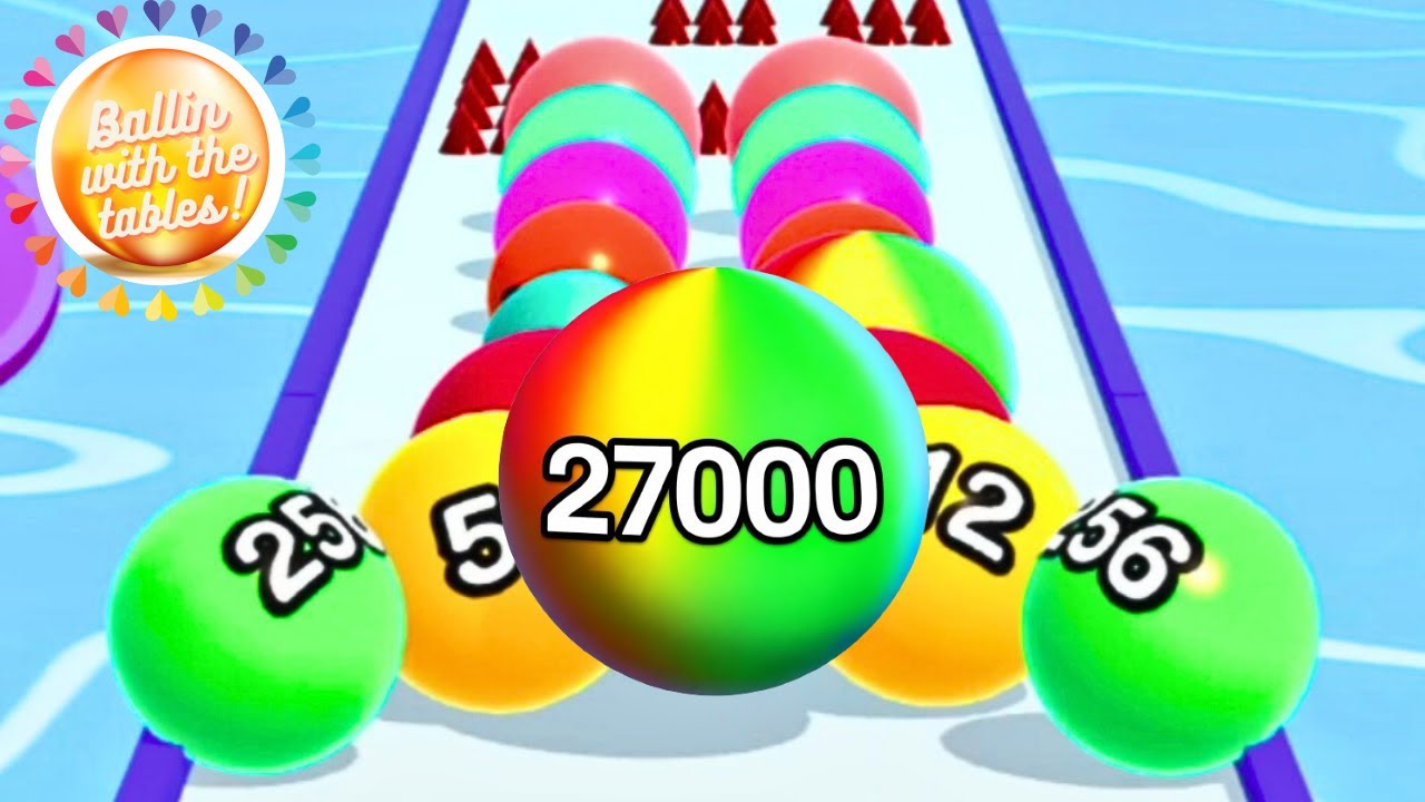 Ball Run 2048 Infinity Mode ♾️vs Ball Run Maths Table Game (Power of 3) | Satisfying Merge Challenge