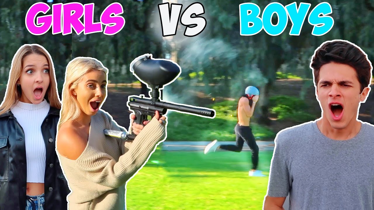 BOYS VS. GIRLS PUBLIC DARES!