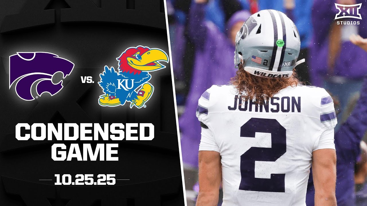 Kansas State vs. Kansas Condensed Game | 2025 Big 12 Football