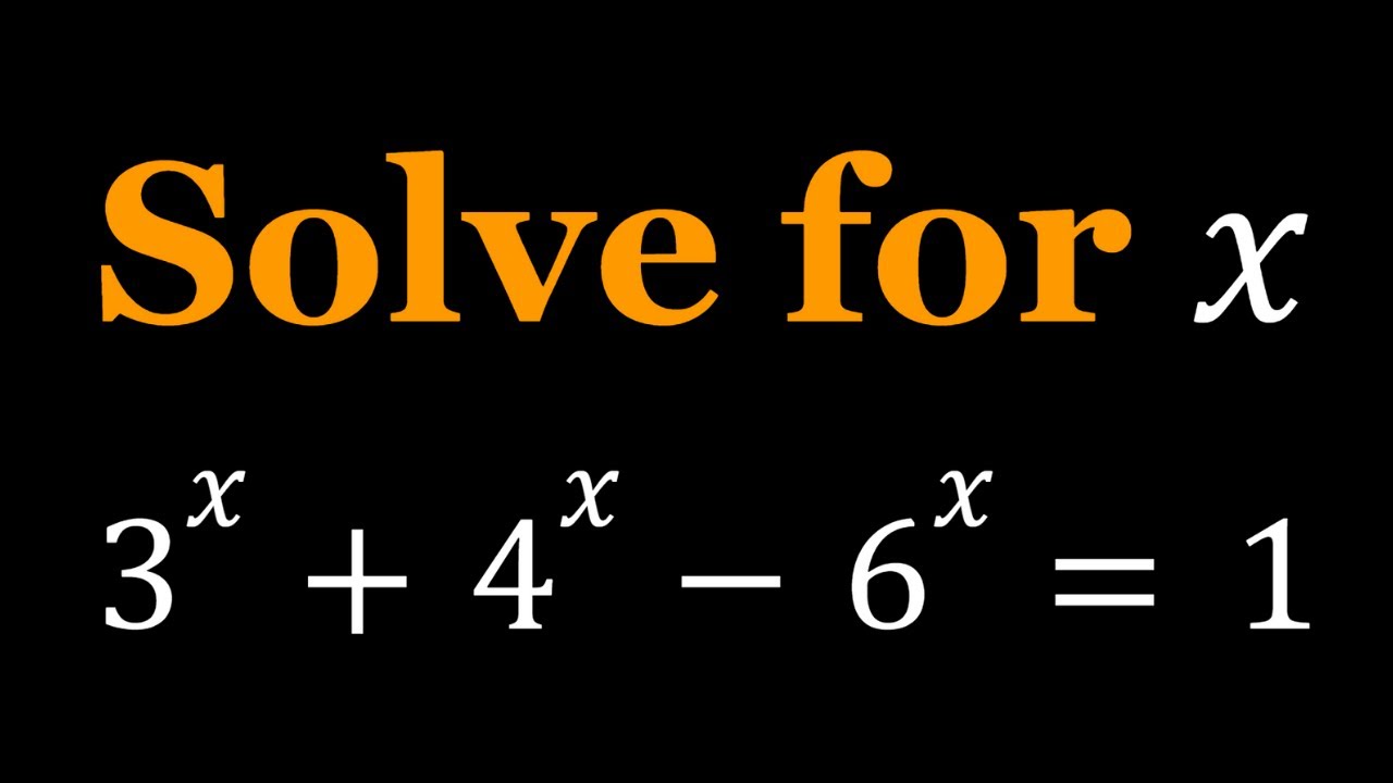 A Nice Exponential Equation from Romania