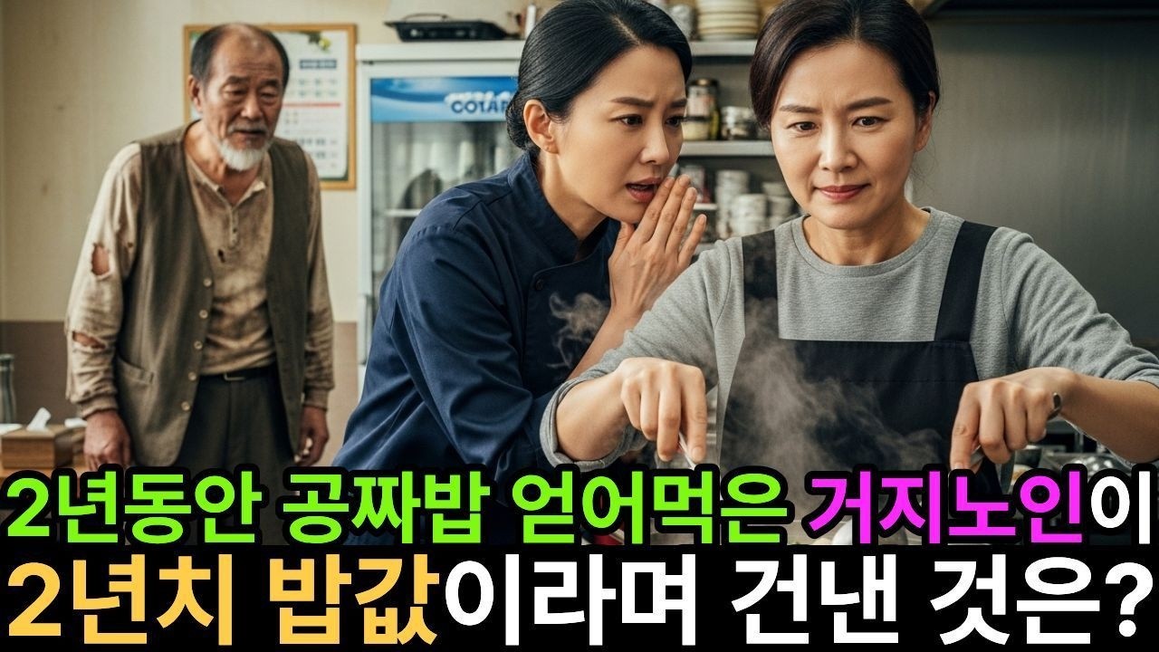 2년동안 식당에 찾아와, 공짜밥 먹은 거지노인이 어느날, 2년치 밥값이라며 건낸 것은?(인생사연)(오디오북)(라디오사연)