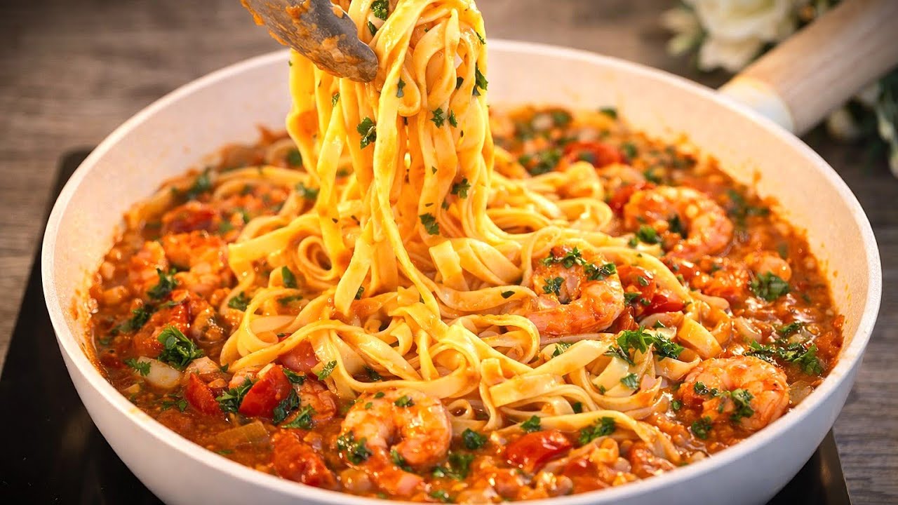 Schnelle Pasta mit Garnelen in 20 Minuten – festlich & ohne Stress!