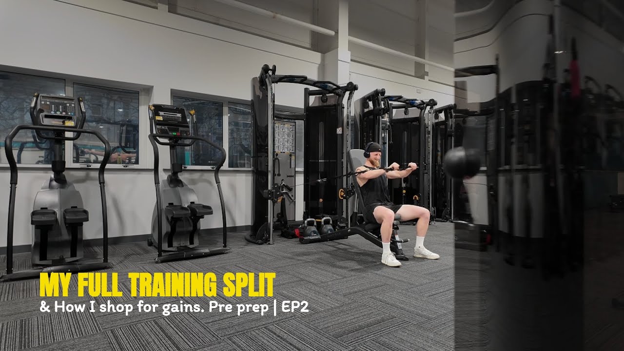 My full training split + how I food shop for gains