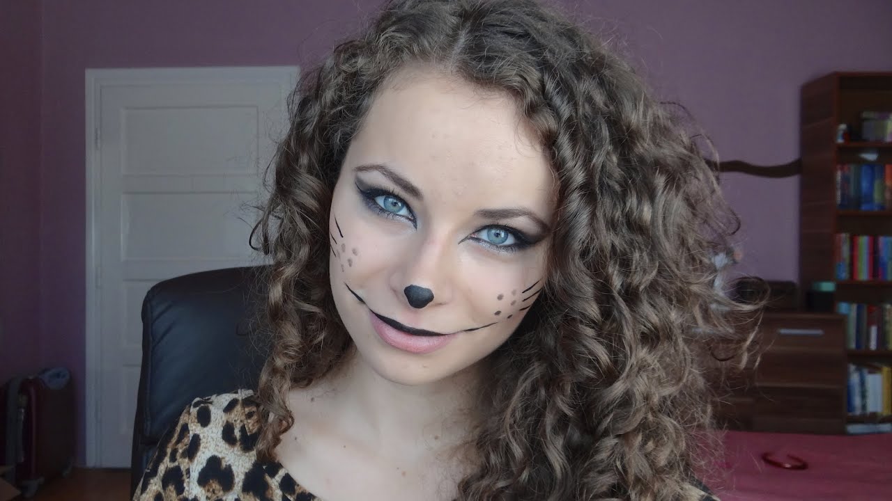 Cicás - Macskanő smink Halloweenre