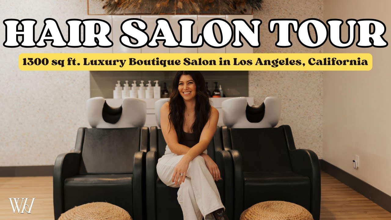 Luxury Boutique Hair Salon Tour in Los Angeles, California | Inside a High-End Salon Experience