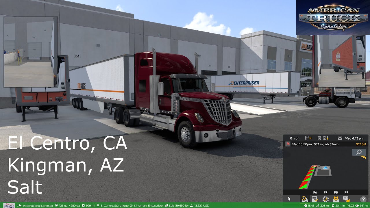 American Truck Simulator - El Centro, CA - Kingman, AZ