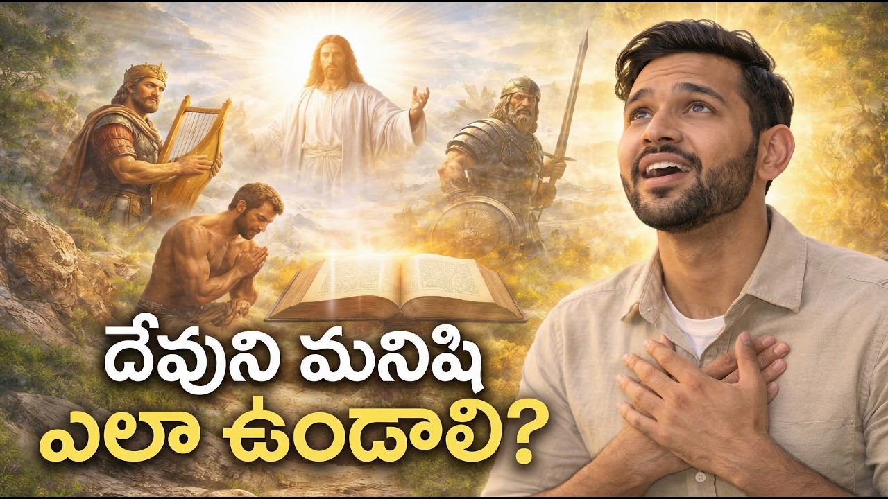 Man of God ఎలా అవ్వాలి? (4 Secrets) 🔥#ManOfGod #ChristianMen #FaithDiscipline #TeluguChristian