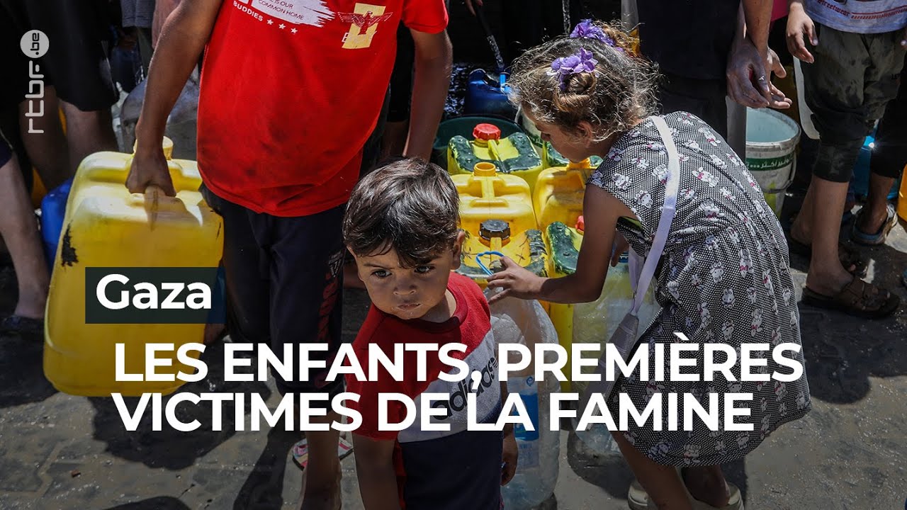 Gaza : les enfants, premières victimes de la famine - RTBF Info