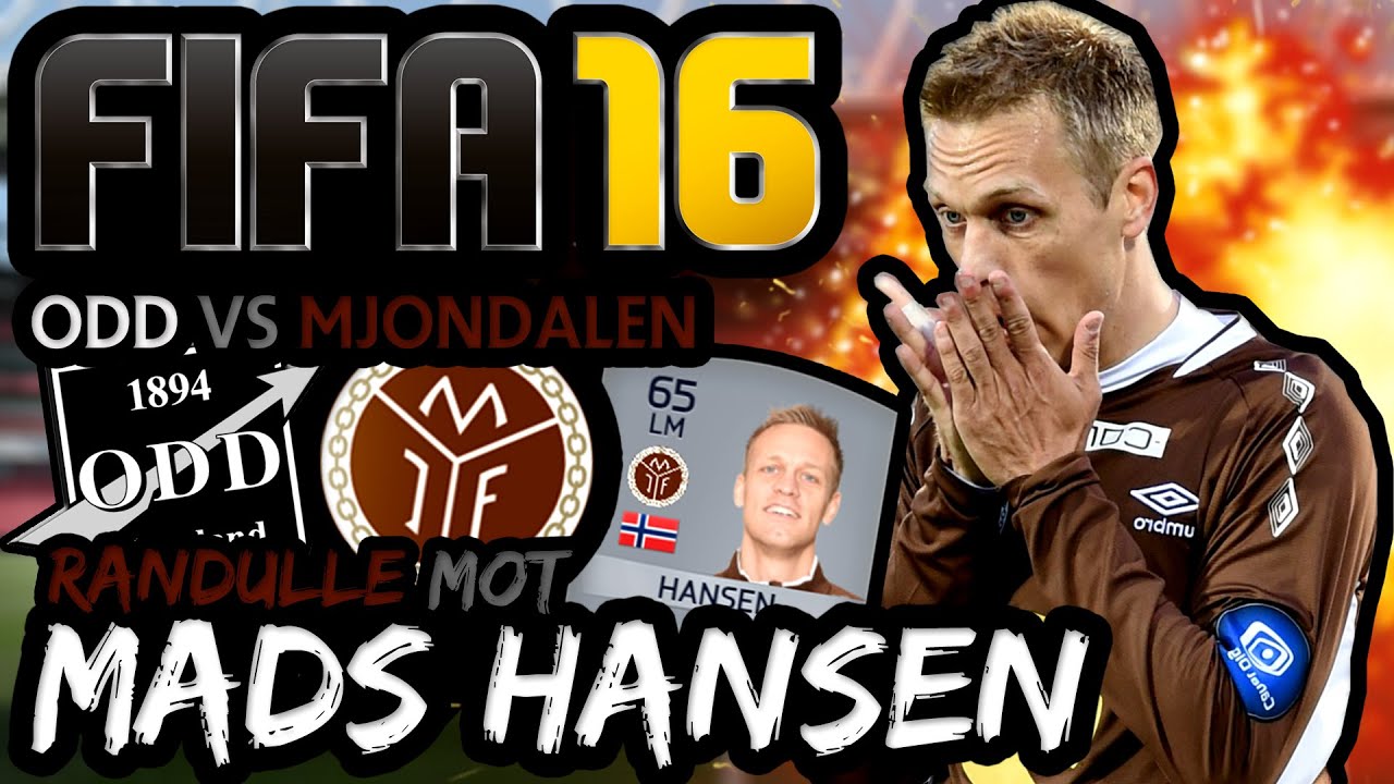 MADS HANSEN MOT RANDULLE!! FIFA 16 MOT EN PROFESSJONELL FOTBALLSPILLER!!