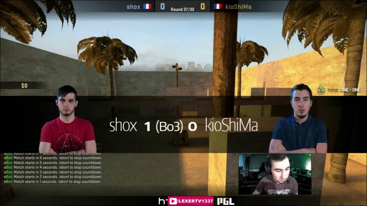 CS GO Shox vs Kioshima HTC 1v1 Invitational by PGL