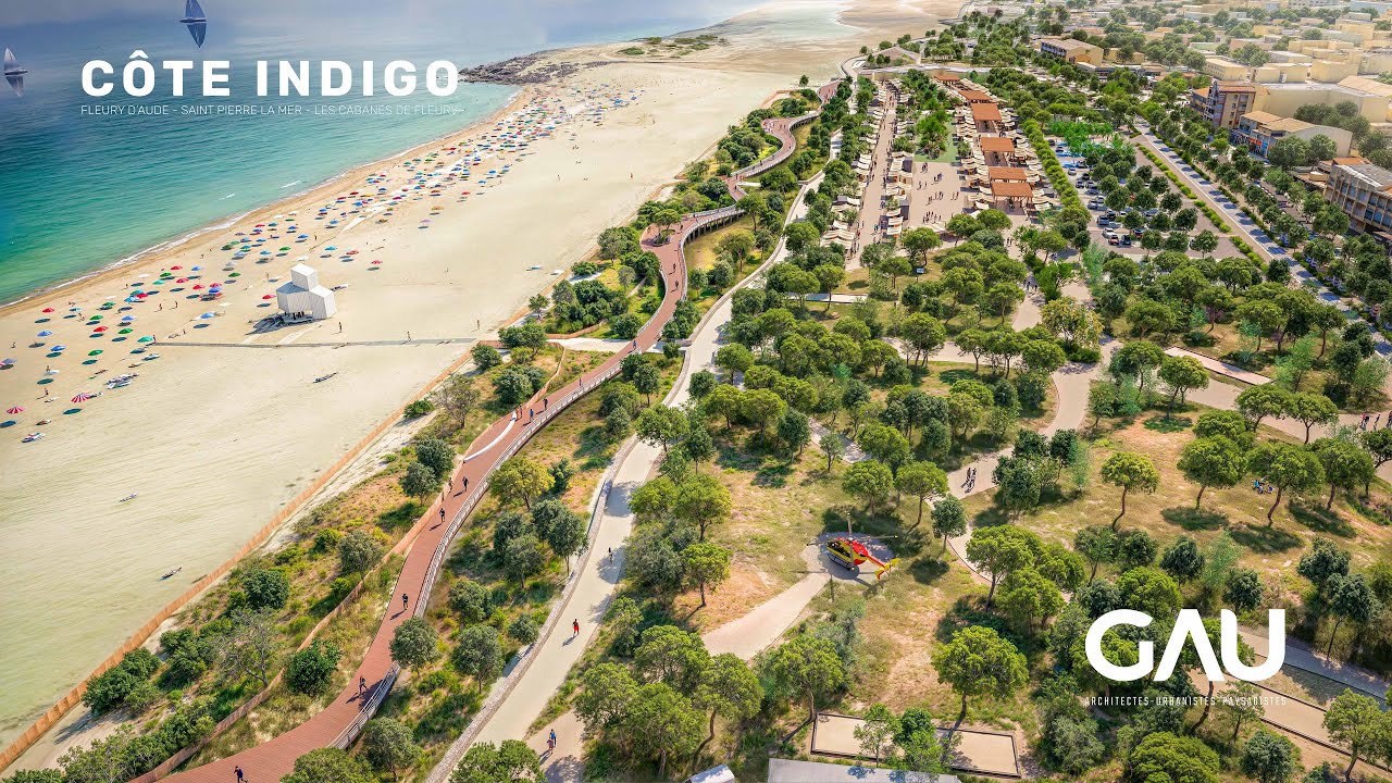 Fleury d'Aude | Promenade du Front de mer | Tranche 2 🏖️​🌳​