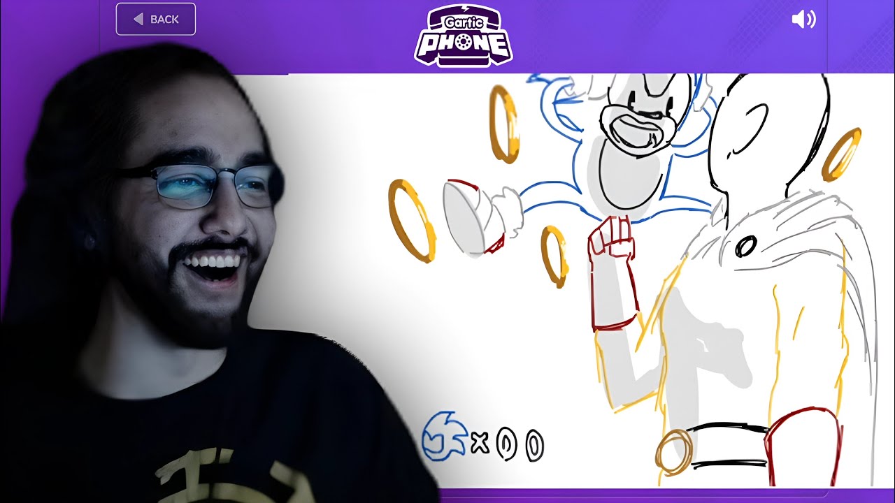 Sonic gets one-punched! | Gartic Phone with viewers