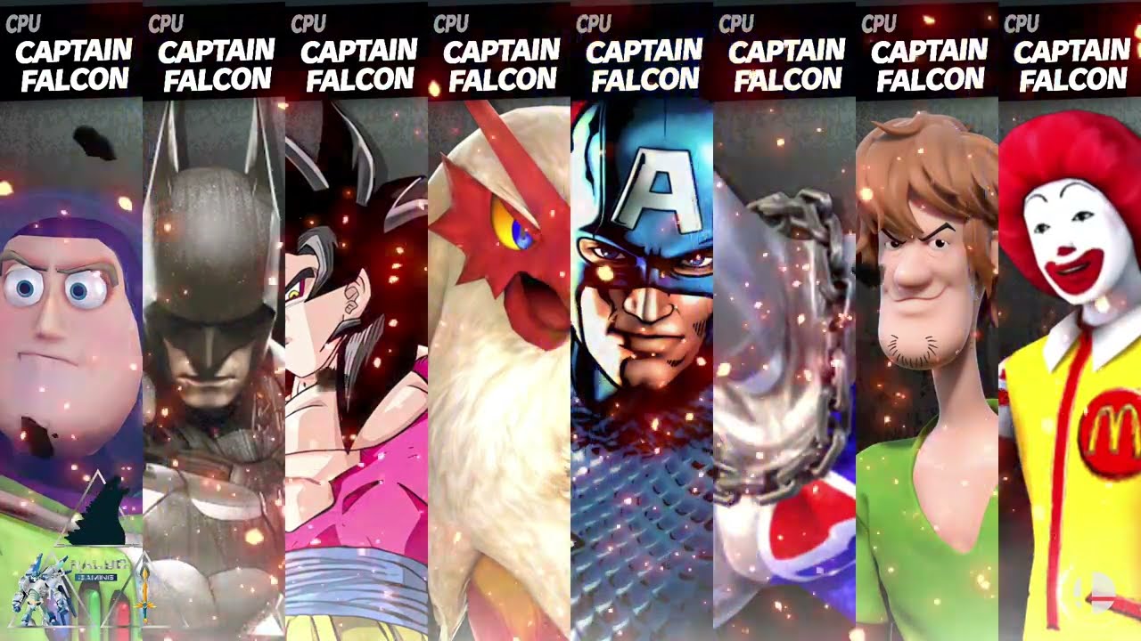 Smash Mods: Captain Falcon Mod Battle