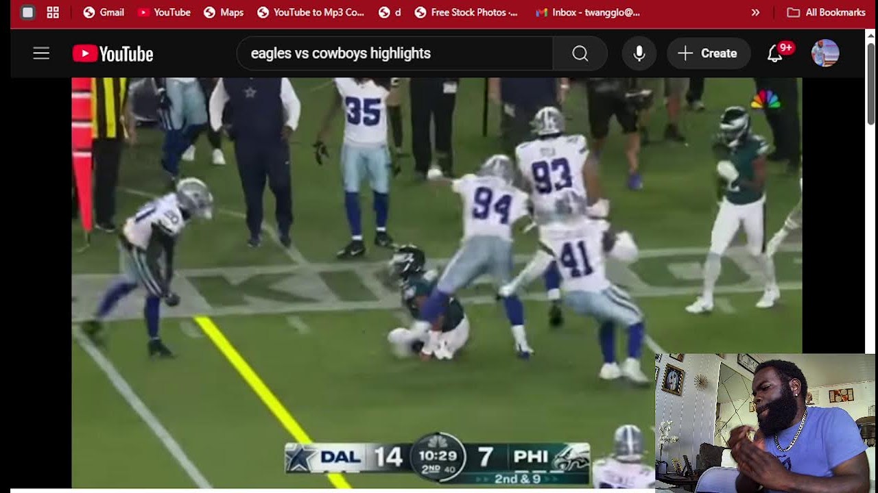 GRIND LIKE OVERTIME LIVE REACTION |Cowboys vs Eagles | Week 1 Highlights