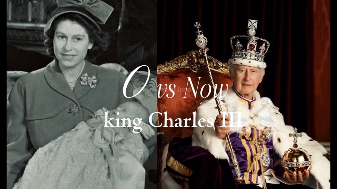 The Evolution King Charles III, age 0 vs Now.