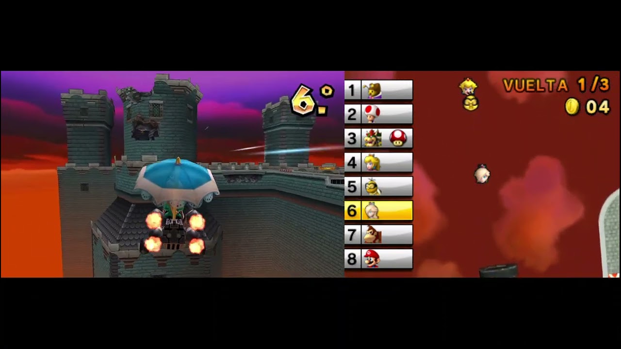 MARIO KART 7 (Copa Centella (Espejo)) de Nintendo 3ds con emulador CITRA. Jugando con Estela