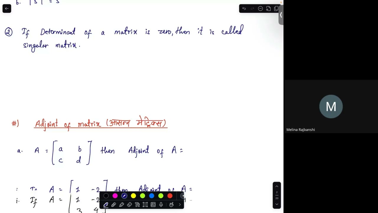 Class 10 Opt Math | Matrix Lecture 1 | SEE Opt Math | SEE Preparation Concepts and Set Solution