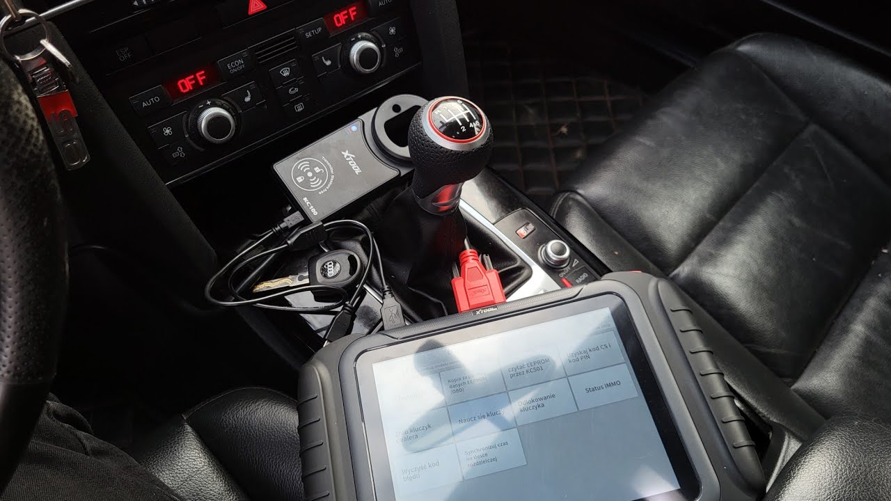 XTOOL D8S + KC100 Audi a6 c6 key programing