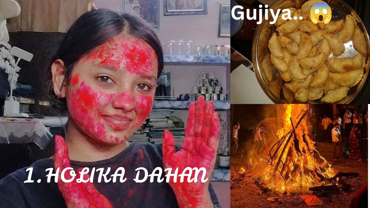A day in my life ❤️Holika Dahan Vlog 2026 🔥 | Rituals, Vibes & Festive Night ✨