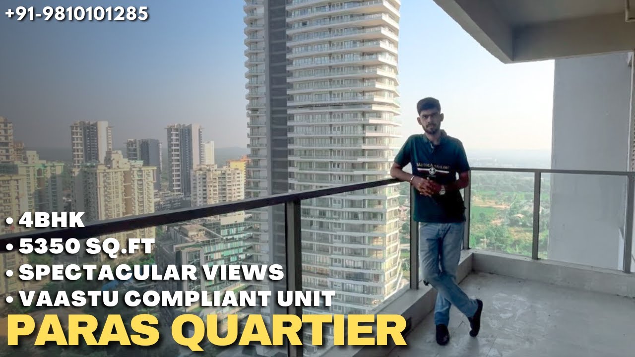4BHK Luxury Apartment In Gwal Pahari Gurgaon | 5350 Sq.Ft | Paras Quartier