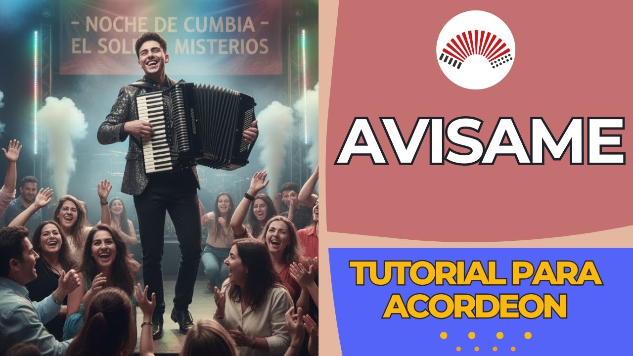 🎹 AVISAME - TUTORIAL - CUMBIA PARA ACORDEON A PIANO