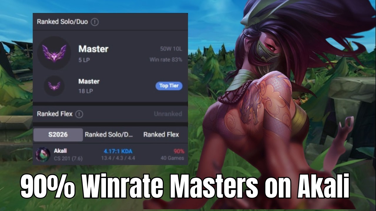 How I Hit Masters with a 90% Win Rate on Akali