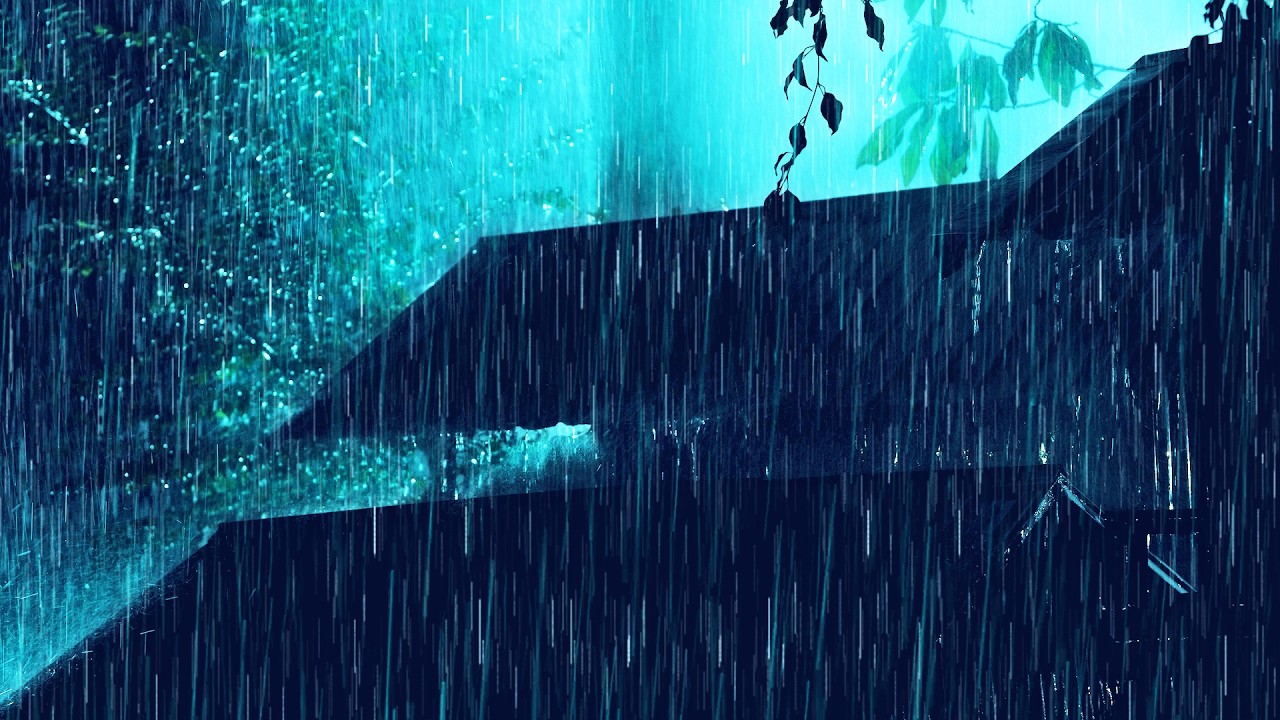 Heavy Rain and Thunder for Insomnia Relief 🌙 Powerful Thunderstorm Sleep Sounds for Deep Rest