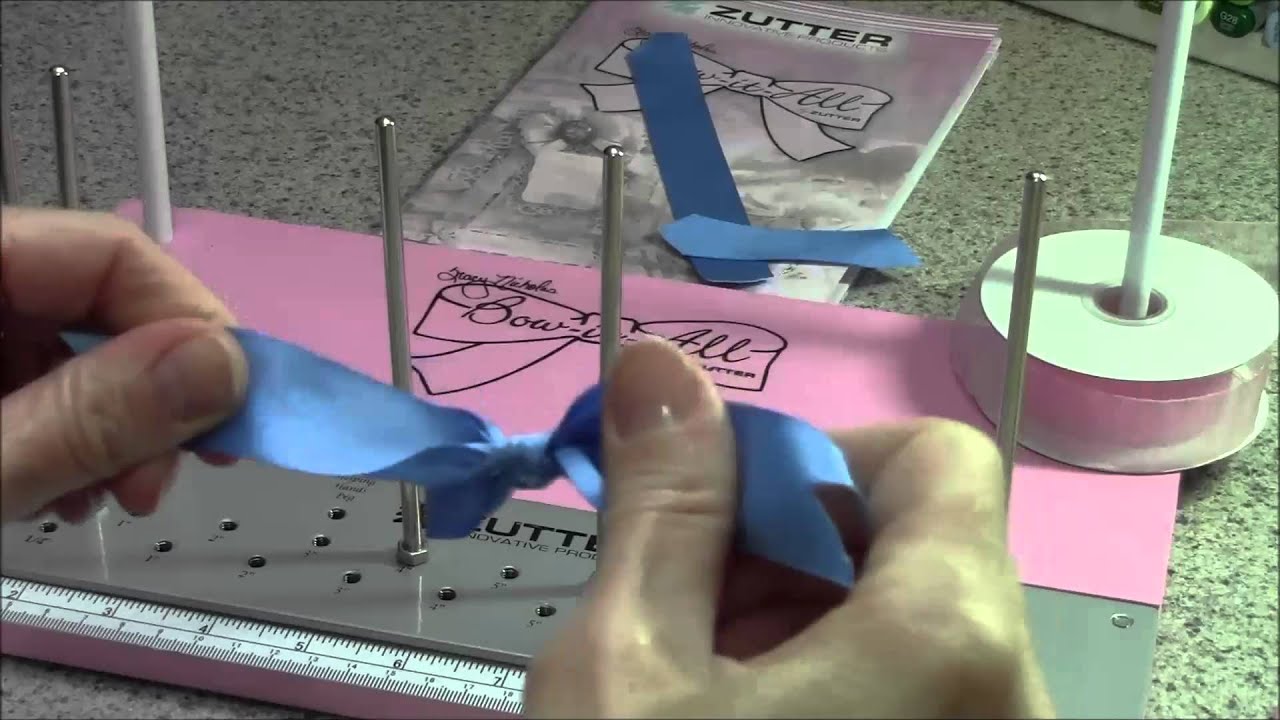 Zutter Bow-it-All Tutorial * Bow Making Basics with Really Reasonable Ribbon