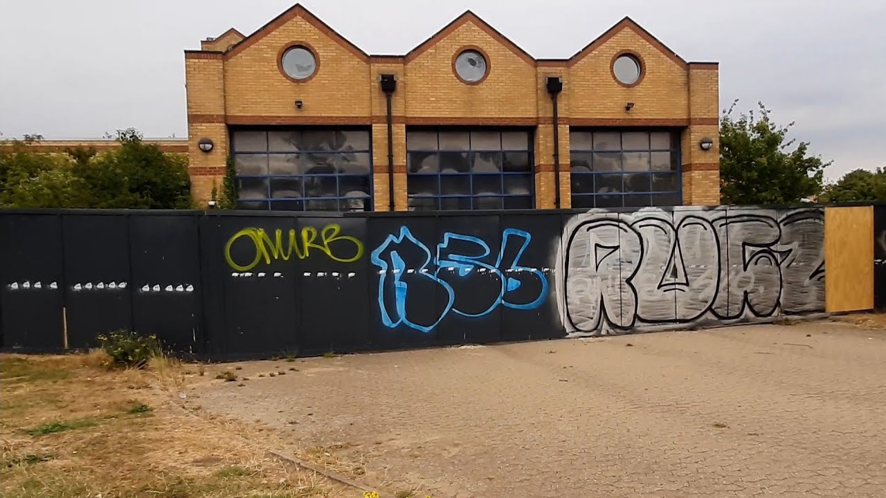 A Stoner Walk Around Great Holme Fire Station, Disused and boarded up tight. 28 July 2022