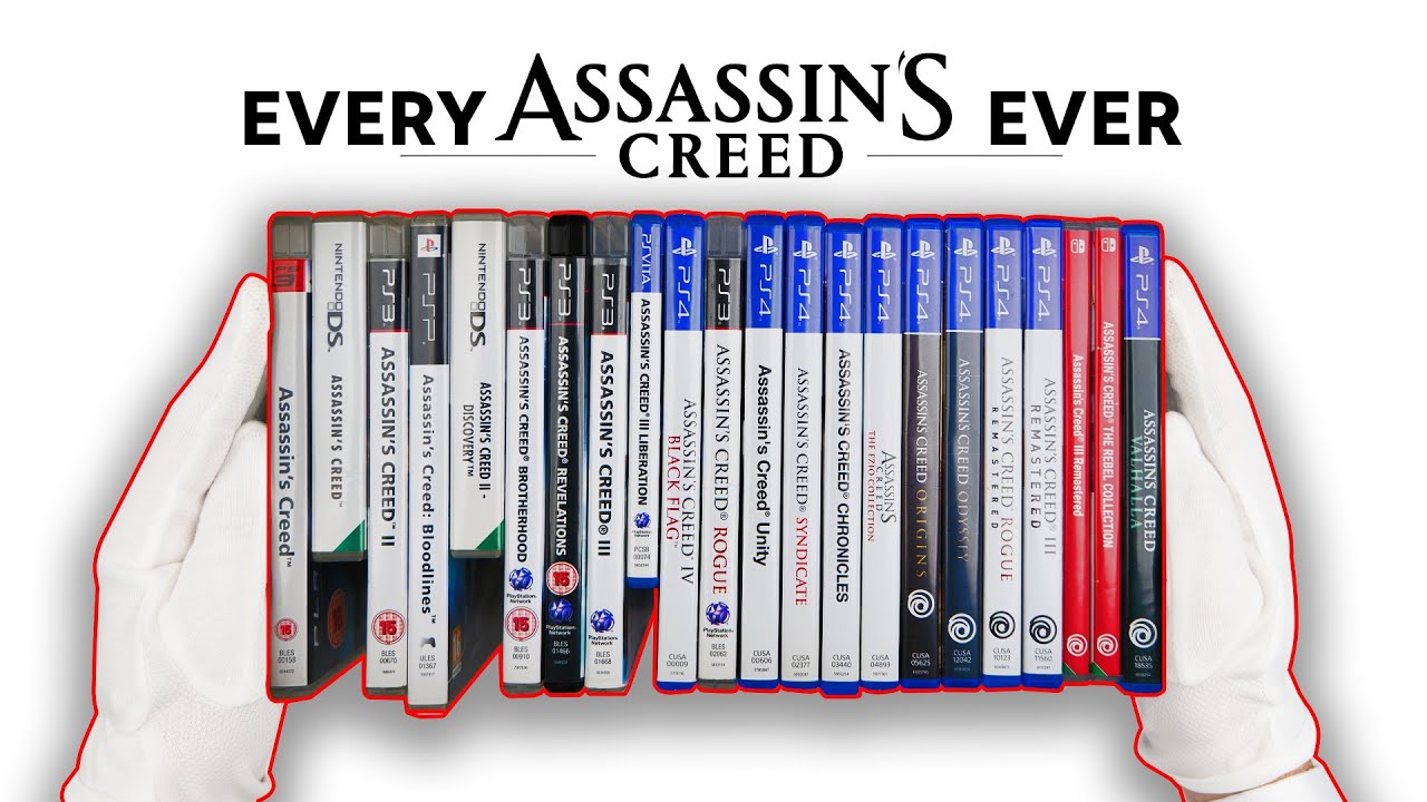 Unboxing Every Assassin's Creed Game Ever (2007-2020)