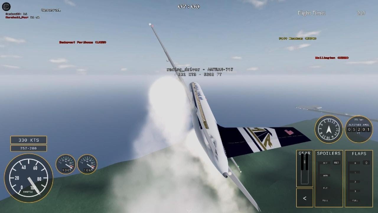Flying crazily in This new flight sim (plane hijacking at the end)✈️🛫