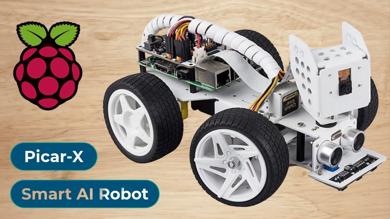 PiCar-X Self Driving AI Robot with Raspberry Pi || Obstacle, Line, Signal, Cliff Detection & TTS