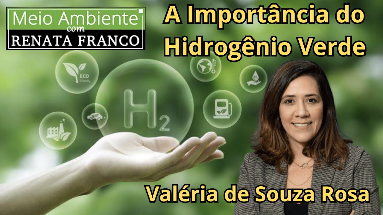 Valéria de Souza Rosa fala sobre o Hidrogênio Verde - Meio Ambiente com Renata Franco