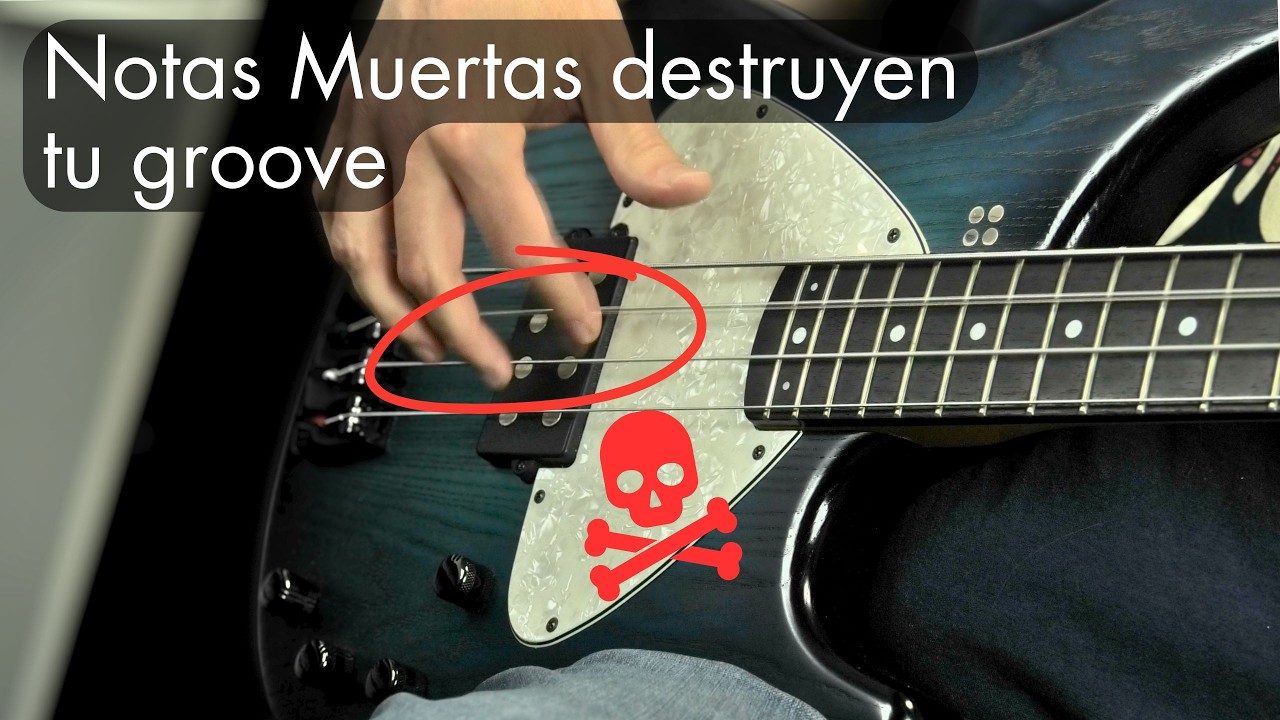 Cómo las notas fantasma pueden arruinar tu groove