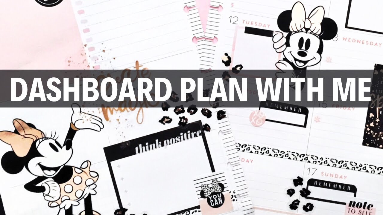 PLAN WITH ME | CLASSIC DASHBOARD HAPPY PLANNER | LEOPARD MINNIE