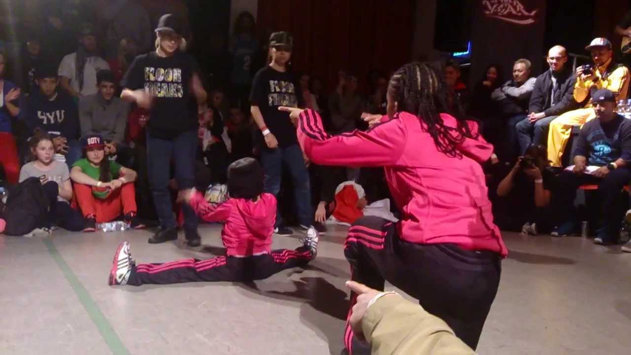 BGirl Eddie & BGirl Terra (Soul Mavericks/Dragon Assassins) vs Eri & Yuri Semi Final BOTY 2013