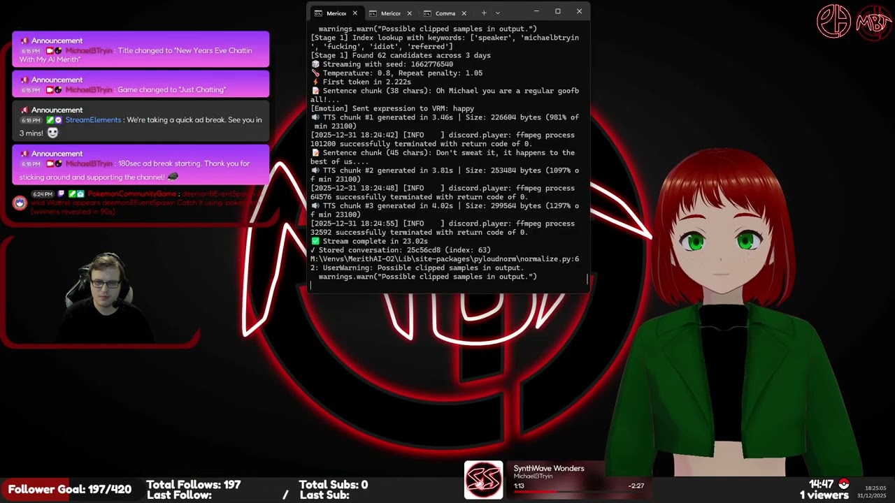 New Years Eve Chattin With My AI Merith (NewYear 2026 P1)
