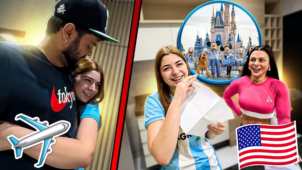 REA&Ccedil;AO DA JUJU AO SABER QUE VAI PARA OS ESTADOS UNIDOS 😍 🇺🇸&lsaquo; Danilo Crespo &rsaquo;