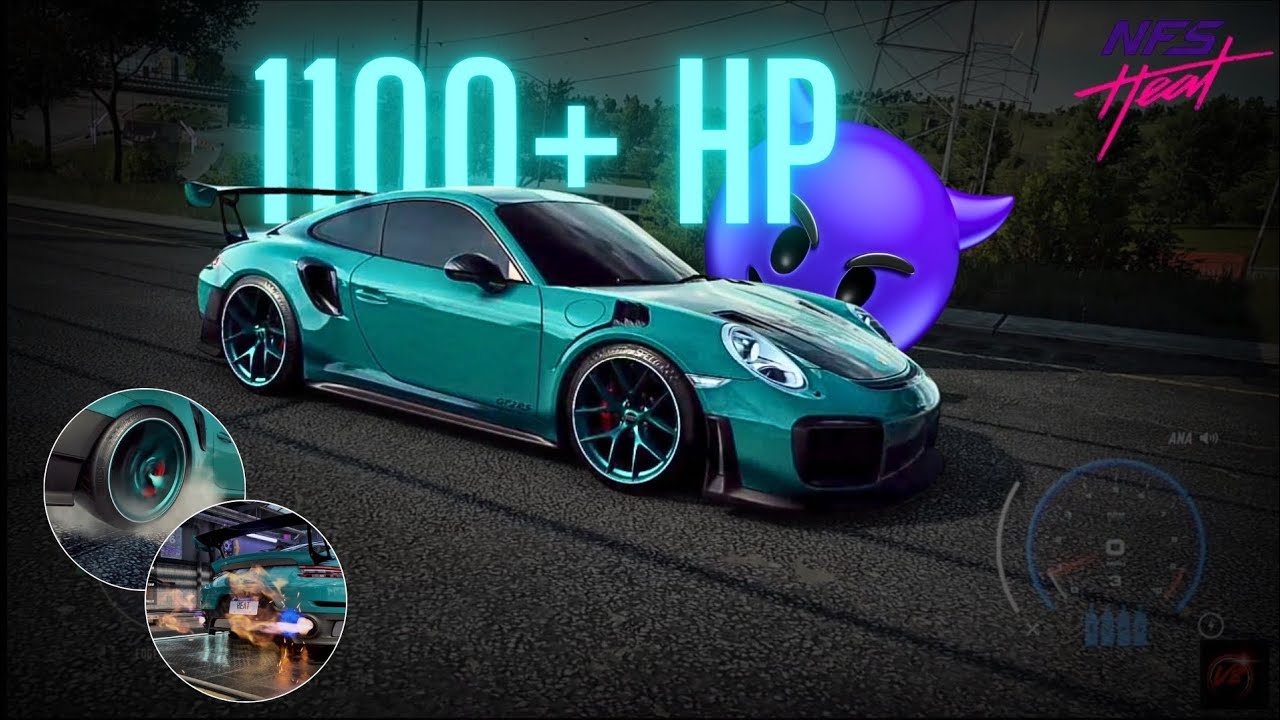 ☠️1100+ HP Porsche GT2 RS🔥😈 | NFS Heat Deluxe Edition 2K quality #fypシ #nfs #nfsheat #porsche #gt2rs