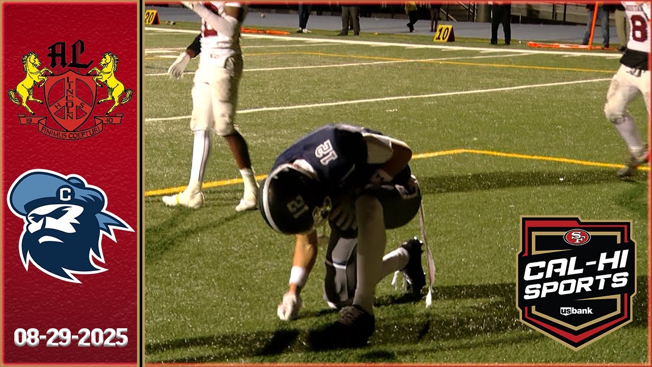 Lincoln at Carlmont Football | HIGHLIGHTS (8/29/25)