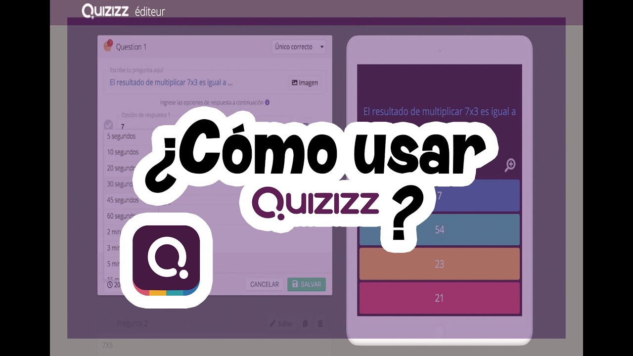C&oacute;mo usar Quizizz (Crear un cuestionario de evaluaci&oacute;n)din&aacute;mico