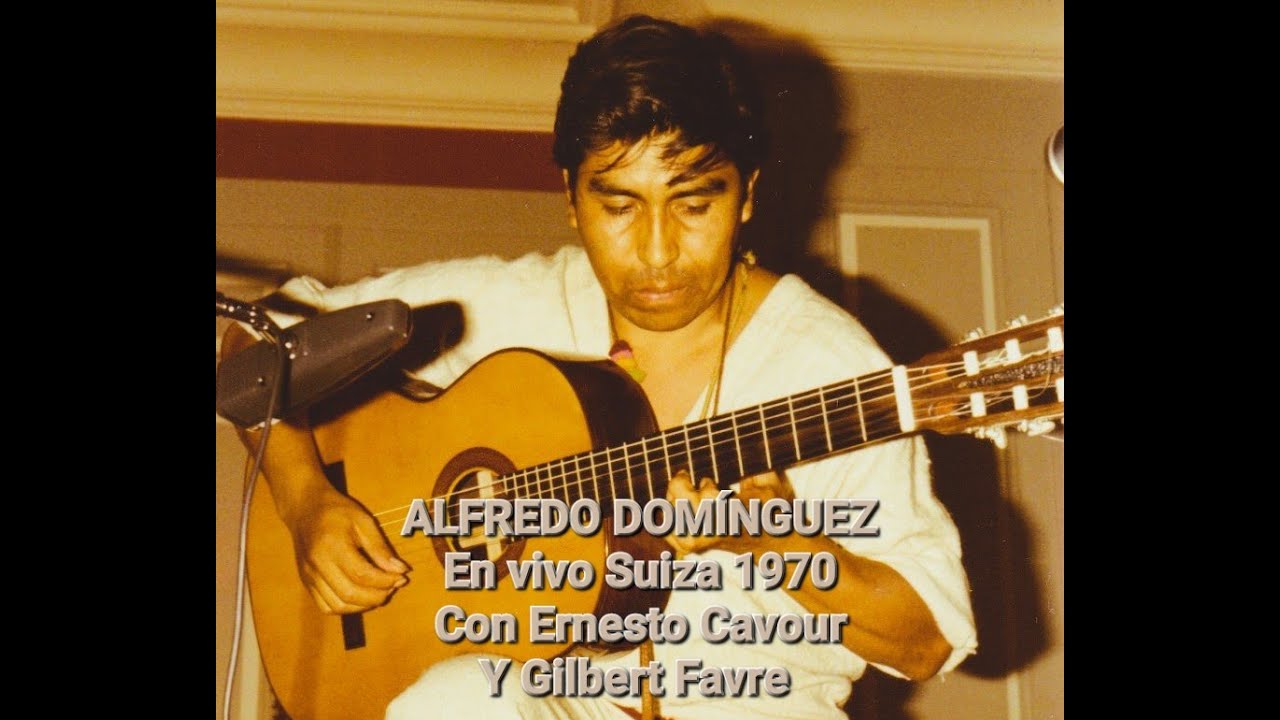 ALFREDO DOMINGUEZ En vivo Suiza 1970