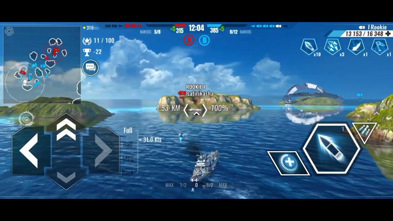 Pacific Warships • Batalla de Clasificación ⁶