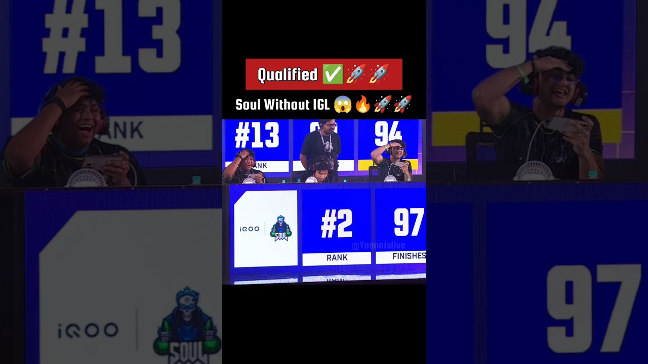 Team Soul Direct Qualified for Bgis Final 🚀🔥 Comment your opinion 👇 #esports #bgmi #bgis2026 #soul