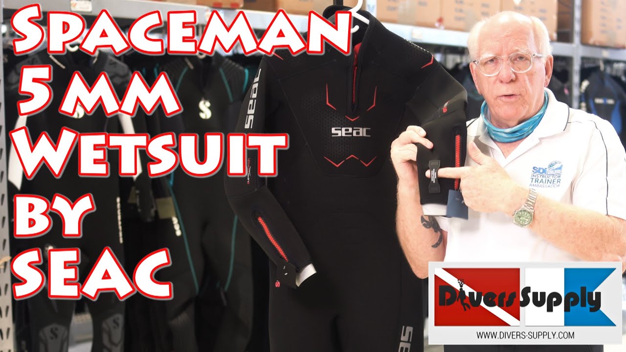 2021 SEAC Space Man & Lady 5mm Wetsuit** Excellent Features and Comfort