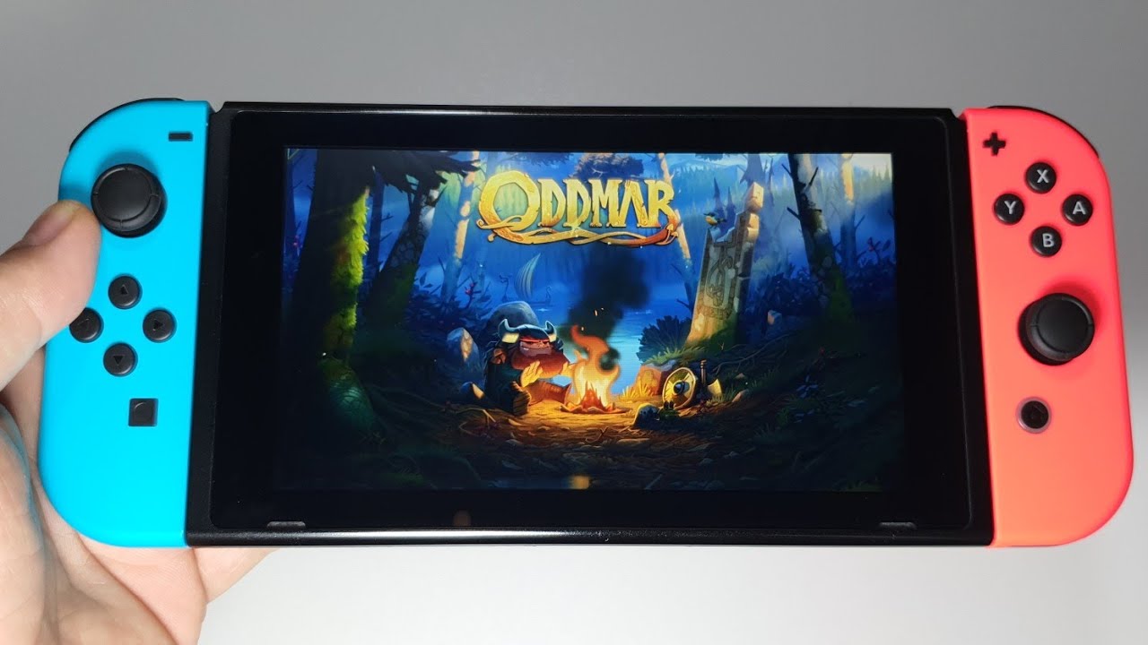 Oddmar Nintendo Switch handheld gameplay