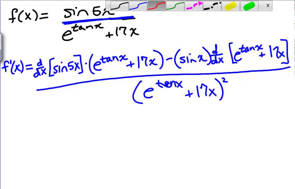 Combining Derivative Rules