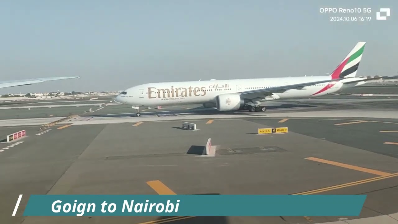 Travelling from Dhaka to Dubai to Nairobi