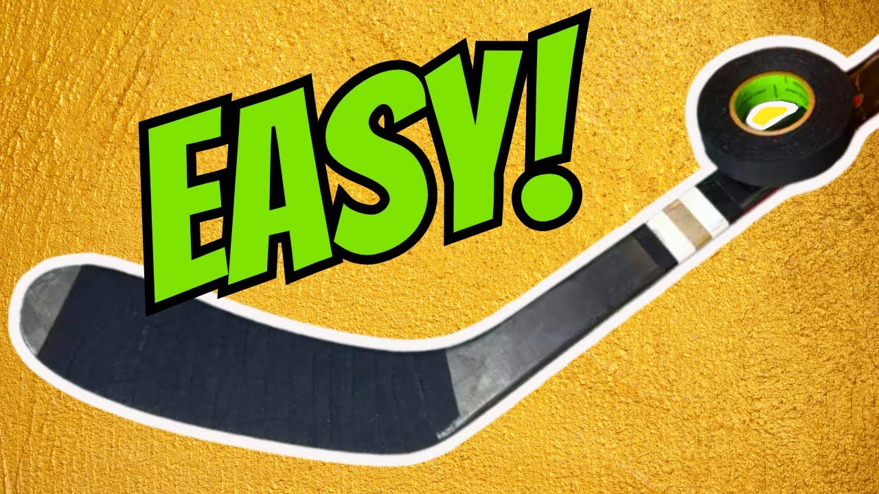 How to Tape a Hockey Stick (and how NOT to!)😳